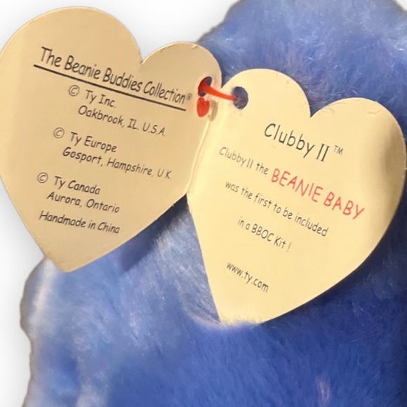 Vintage 1999 Ty Beanie Babies Clubby II Beanie Buddies Collection 14” - Picture 3 of 5
